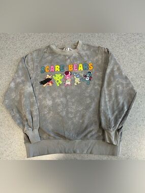 Scare Bears Graphic Sweatshirt - Gray